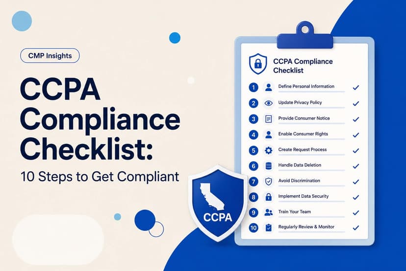 CCPA Compliance Checklist: 10 Steps to Get Compliant in 2026